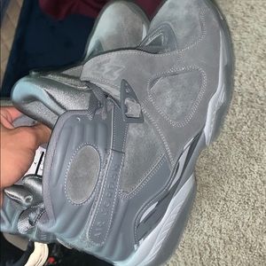 Jordan 8 cool grey size 10